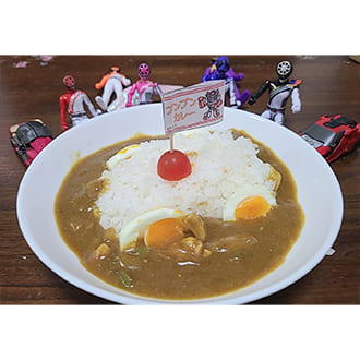 投稿いただいたカレーの盛り付け写真