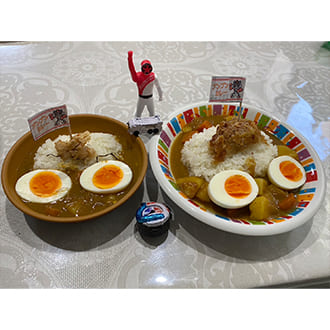 投稿いただいたカレーの盛り付け写真