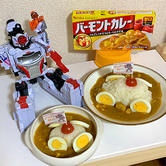 投稿いただいたカレーの盛り付け写真