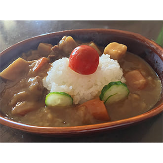 投稿いただいたカレーの盛り付け写真