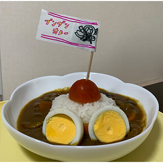 投稿いただいたカレーの盛り付け写真