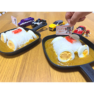 投稿いただいたカレーの盛り付け写真