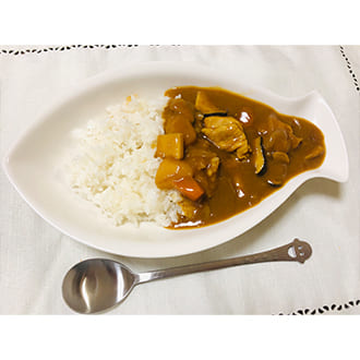 投稿いただいたカレーの盛り付け写真