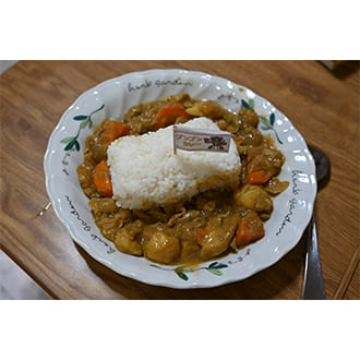 投稿いただいたカレーの盛り付け写真