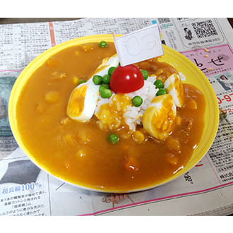 投稿いただいたカレーの盛り付け写真