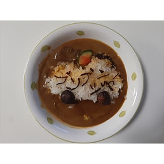 投稿いただいたカレーの盛り付け写真