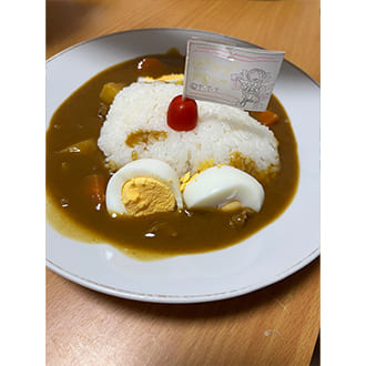 投稿いただいたカレーの盛り付け写真