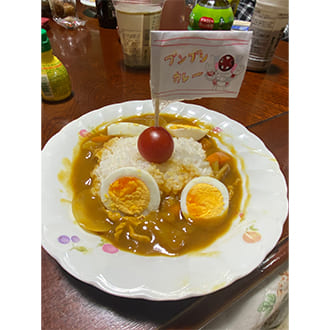 投稿いただいたカレーの盛り付け写真