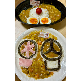 投稿いただいたカレーの盛り付け写真