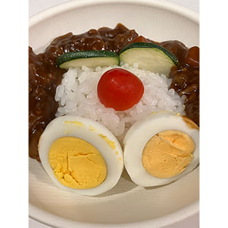 投稿いただいたカレーの盛り付け写真