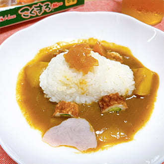 投稿いただいたカレーの盛り付け写真