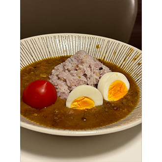 投稿いただいたカレーの盛り付け写真