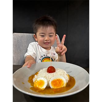 投稿いただいたカレーの盛り付け写真