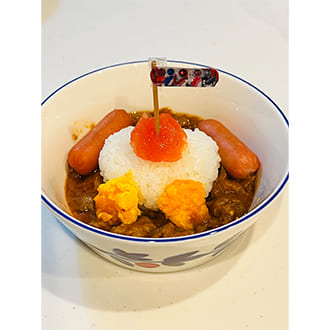 投稿いただいたカレーの盛り付け写真