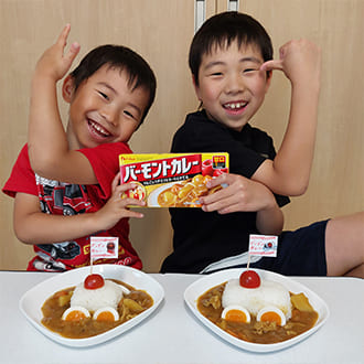 投稿いただいたカレーの盛り付け写真