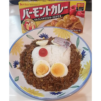 投稿いただいたカレーの盛り付け写真