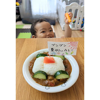 投稿いただいたカレーの盛り付け写真