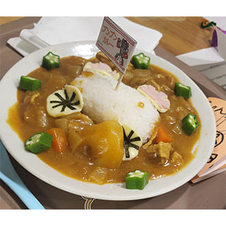 投稿いただいたカレーの盛り付け写真