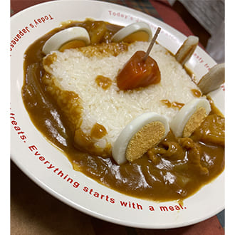 投稿いただいたカレーの盛り付け写真