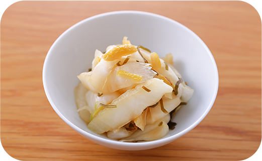 白菜の柚子漬