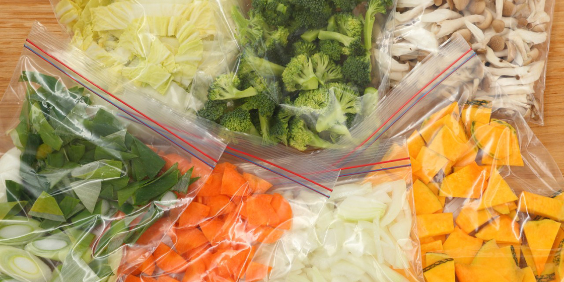 野菜の有効活用、生の野菜をそのまま冷凍保存するダイレクトフリージング！！